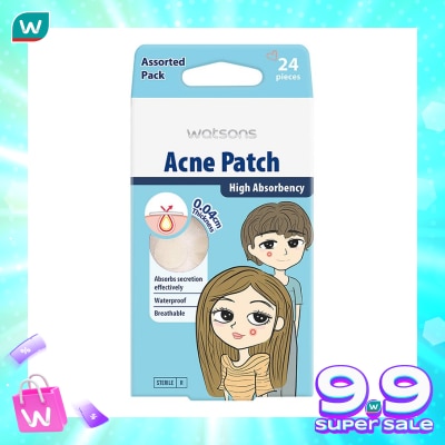 WATSONS Watsons Acne Patch Assorted 24'S
