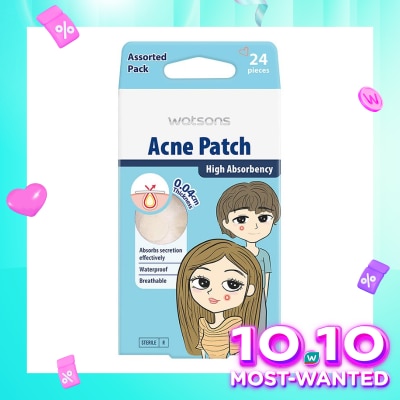 WATSONS Watsons Acne Patch Assorted 24'S