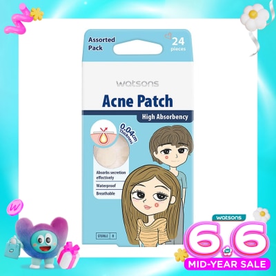 WATSONS COLLECTION - Watsons Acne Patch Assorted 24'S
