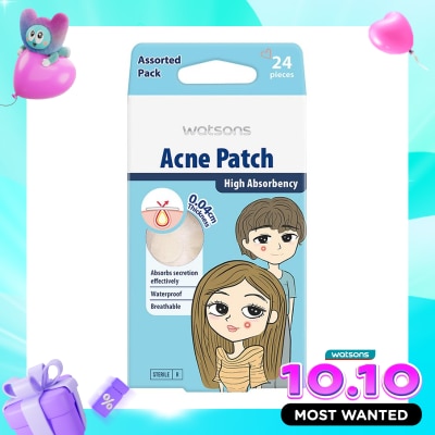 WATSONS COLLECTION Watsons Acne Patch Assorted 24'S image