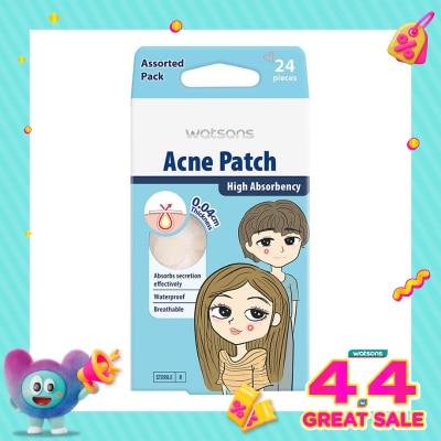 WATSONS - Watsons Acne Patch Assorted 24'S