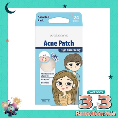 WATSONS Watsons Acne Patch Assorted 24'S