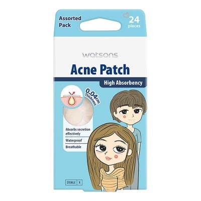 Watsons Collection Acne Patch Assorted 24'S