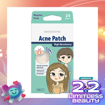 WATSONS Watsons Acne Patch Regular 24'S