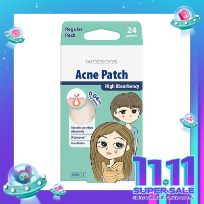 WATSONS Watsons Acne Patch Regular 24'S