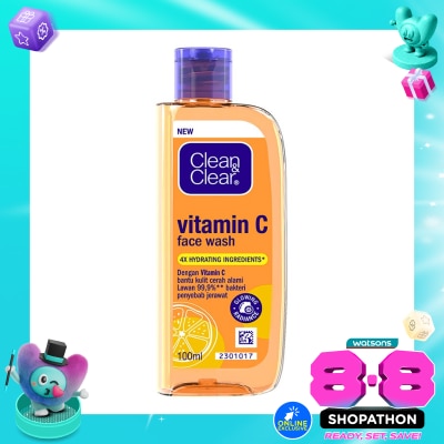 CLEAN & CLEAR - C&C Foaming Face Wash Vitamin C 100ml image
