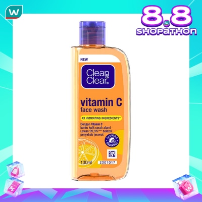 CLEAN & CLEAR C&C Foaming Face Wash Vitamin C 100ml