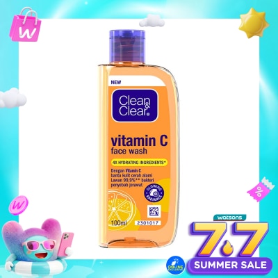 CLEAN & CLEAR - C&C Foaming Face Wash Vitamin C 100ml