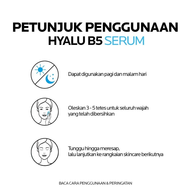 La Roche Posay Hyalu B5 Anti-Aging Serum - Serum Hyaluronic Acid Kulit Sensitif/ Kering/ Kerutan 50ml