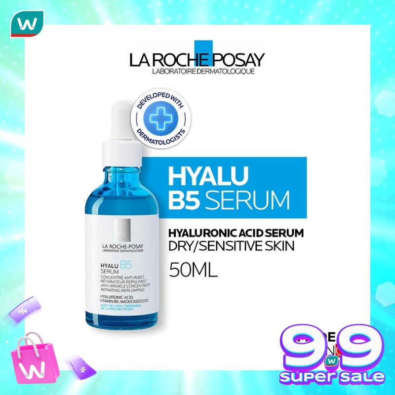 La Roche Posay Hyalu B5 Anti-Aging Serum - Serum Hyaluronic Acid Kulit Sensitif/ Kering/ Kerutan 50ml