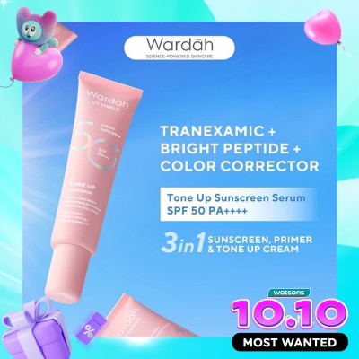 WARDAH UV Shield Tinted Tone Up Sunscreen SPF 50 PA+++ 30ml image