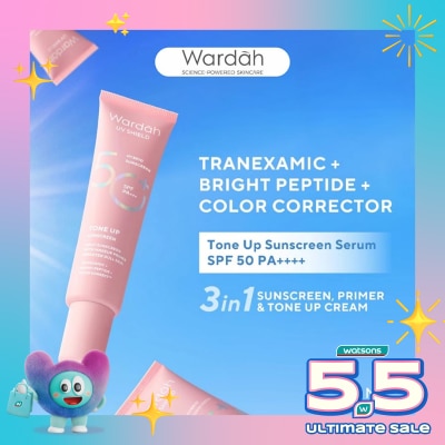 WARDAH - UV Shield Tinted Tone Up Sunscreen SPF 50 PA+++ 30ml