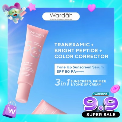 WARDAH - UV Shield Tinted Tone Up Sunscreen SPF 50 PA+++ 30ml image