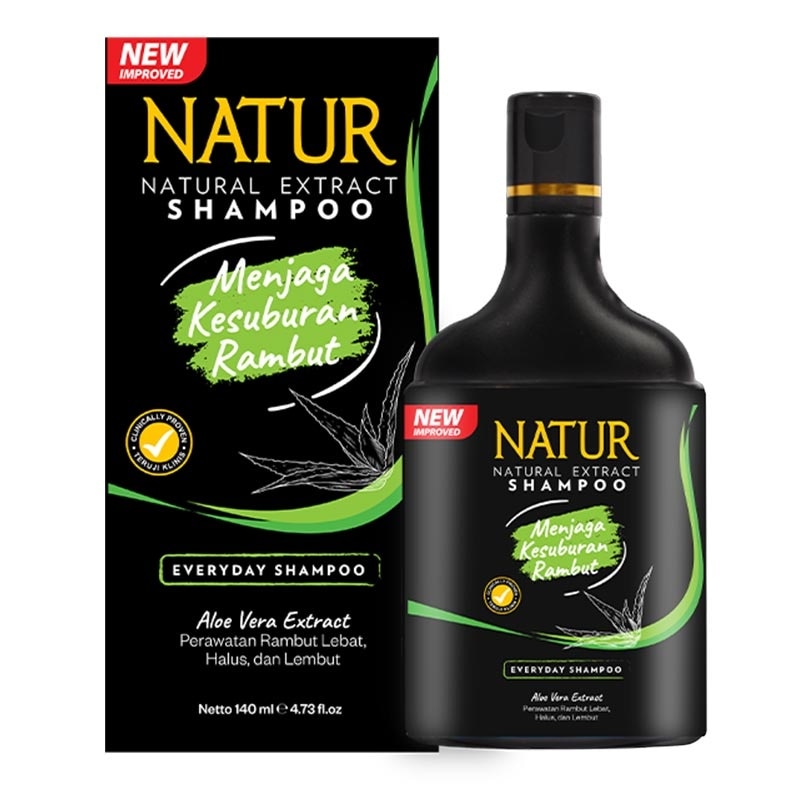 Natur Shampoo Aloe Vera 140ml & Hair Mask Nutritive Treatment 22.5g (Random Variant) Banded