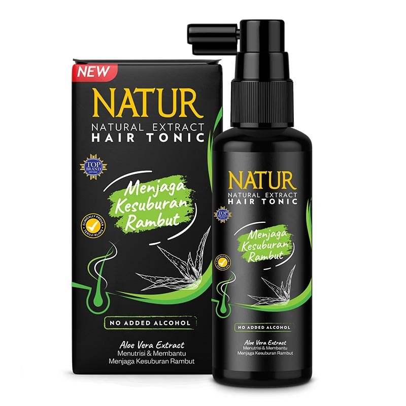 Natur Hair Tonic Aloe 90ml & Shampoo Ginseng 80ml Banded