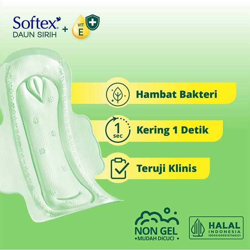 Softex Daun Sirih Wing 23Cm 30'S