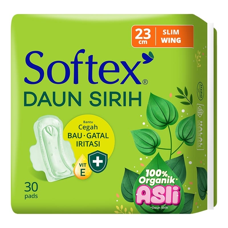 Daun Sirih + Vitamin E Wing 23cm 30'S - Pembalut Siang