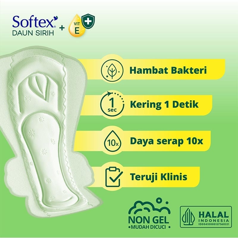 Softex Daun Sirih 29Cm 16'S