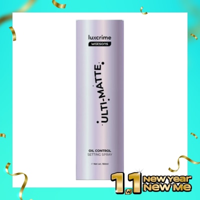 LUXCRIME Luxcrime X Watsons Ulti Matte Oil Control Setting Spray 150ml