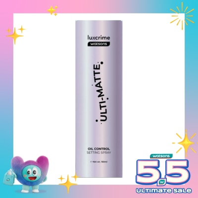 LUXCRIME - Luxcrime X Watsons Ulti Matte Oil Control Setting Spray 150ml