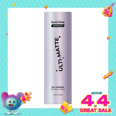 LUXCRIME - Luxcrime X Watsons Ulti Matte Oil Control Setting Spray 150ml