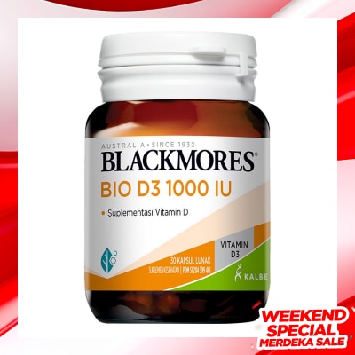 BLACKMORES Blackmores Bio D3 1000IU 30'S