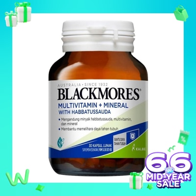 BLACKMORES Blackmores Multivitamin + Minerals Habbatussauda 30'S