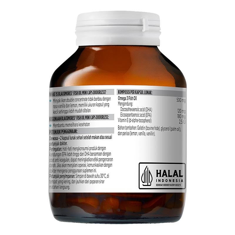 Fish Oil Mini Caps Odourless Tablet 90'S