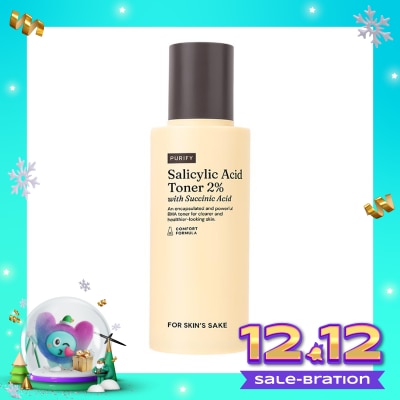 FOR SKIN'S SAKE For Skin's Sake Salicylic Acid Toner 2% with Succinic Acid BHA Toner 100ml