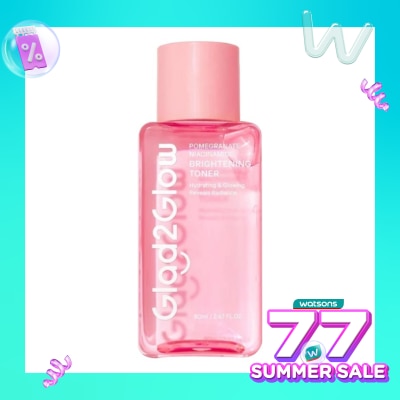 GLAD2GLOW Glad2Glow Pomegranate Niacinamide Brightening Toner 80ml