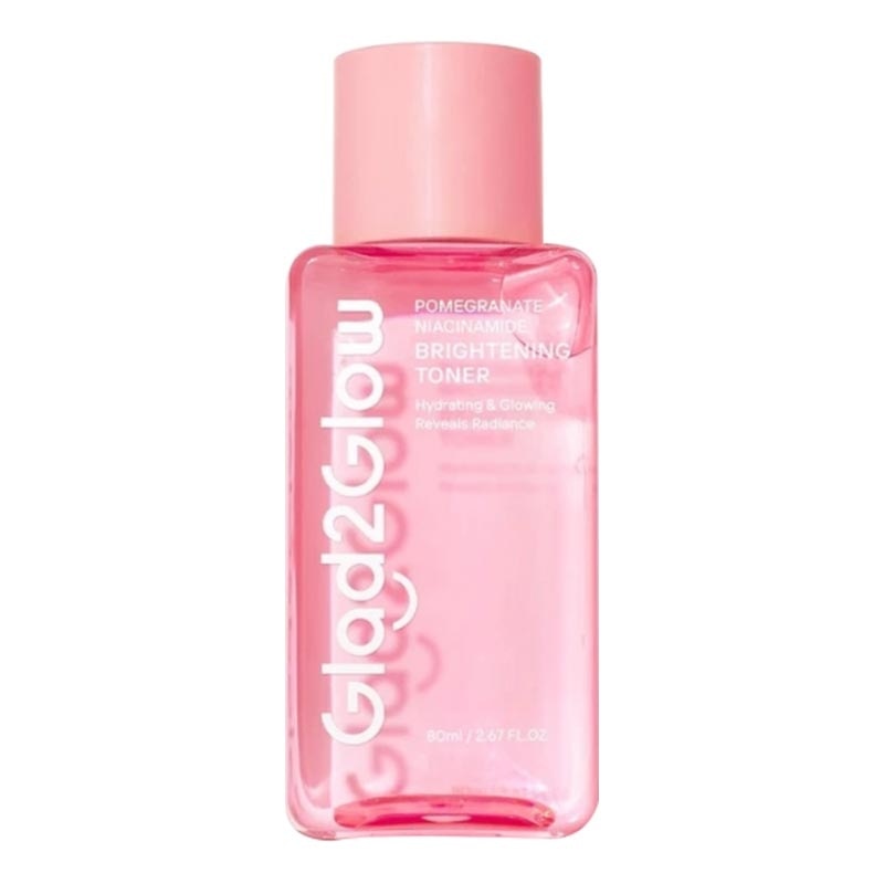 Glad2Glow Pomegranate Niacinamide Brightening Toner 80ml