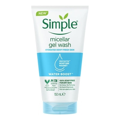 SIMPLE Simple Water Boost Micellar Facial Gel Wash 150ml