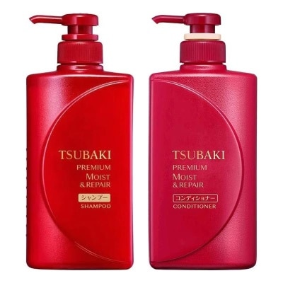 TSUBAKI Tsubaki Premium Moist & Repair Bundle 490ml (Shampoo & Conditioner)