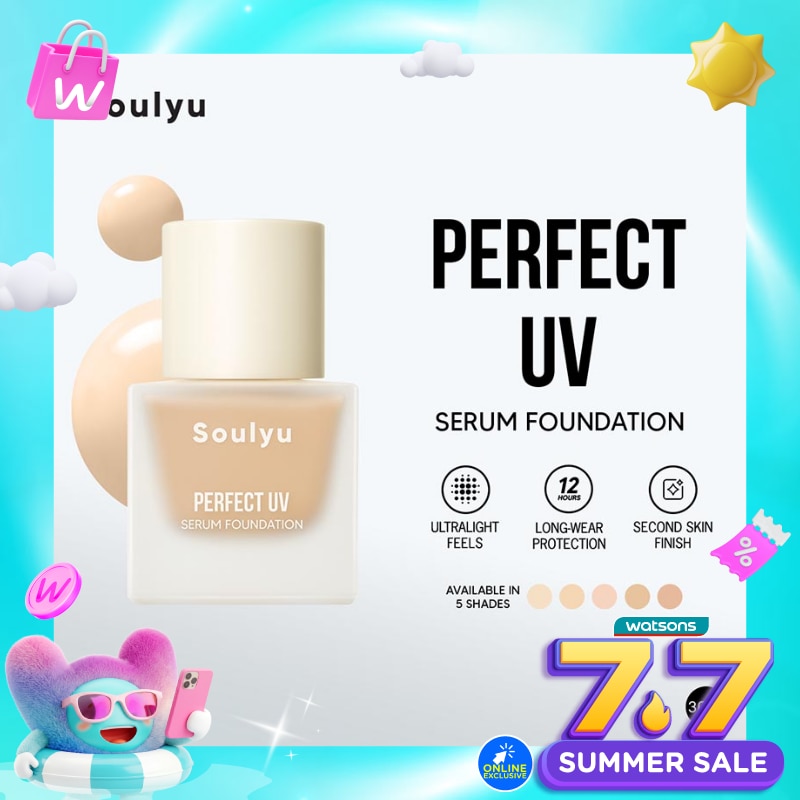 Soulyu Perfect UV Serum Foundation Satin Ivory 30ml