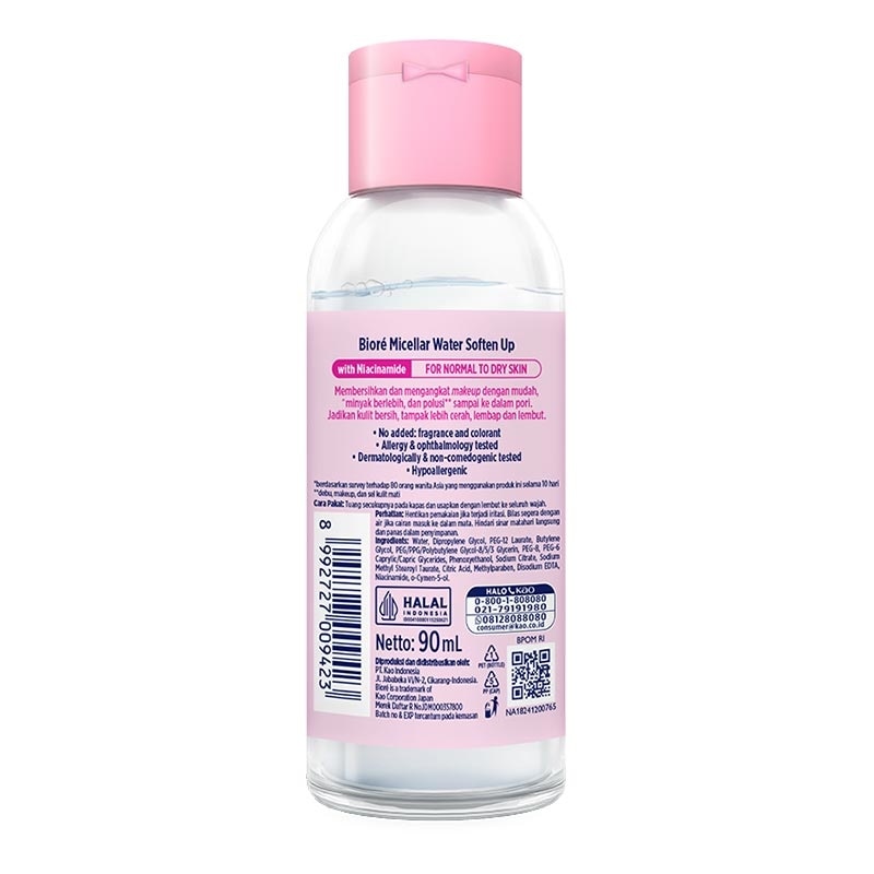 Biore Micellar Water Soften Up 90ml