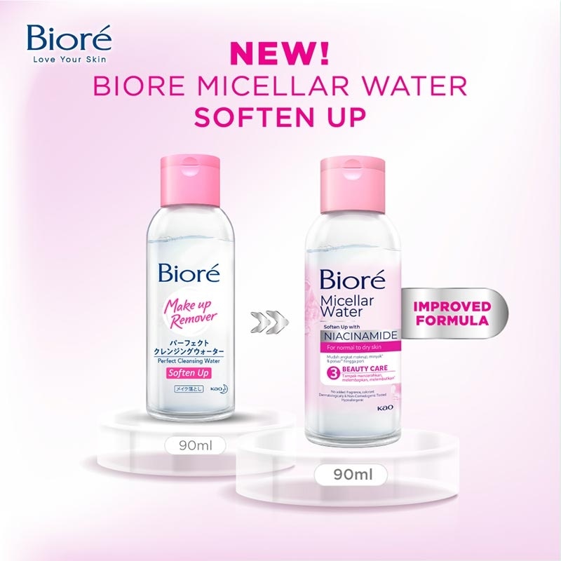 Biore Micellar Water Soften Up 90ml