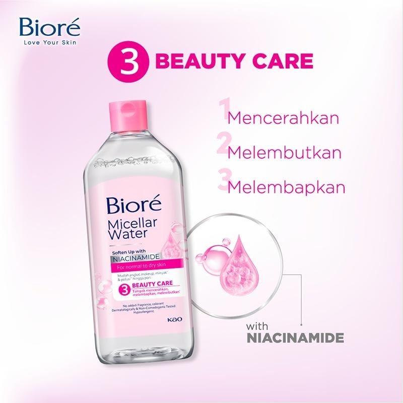 Biore Micellar Water Soften Up 400ml