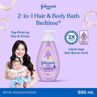 JOHNSON&JOHNSON - Baby Bedtime Hair & Body Bath 500ml
