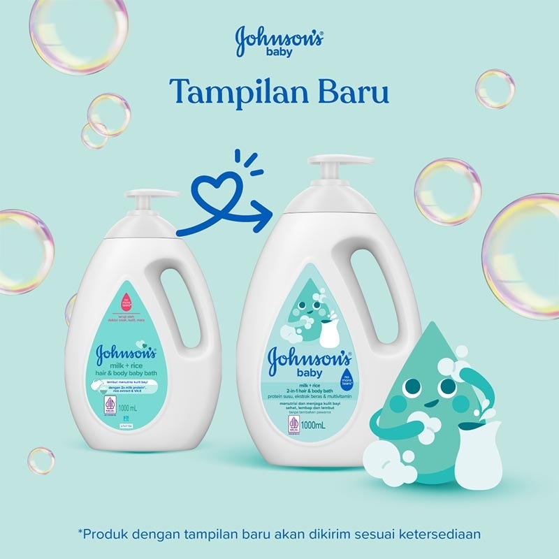 Baby Milk + Rice Hair & Body Bath 1L