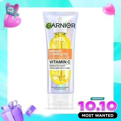 GARNIER Garnier Bright Complete Vitamin C Serum Cleanser 100ml image