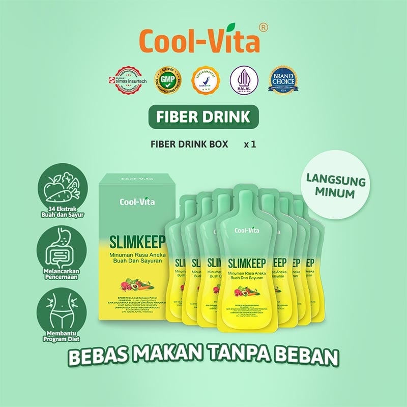 Coolvita Slimkeep Detox Ready to Drink 45ml (Sachet)