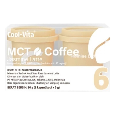 COOLVITA Coolvita MCT Coffee Capsule Jasmine Latte 2'S