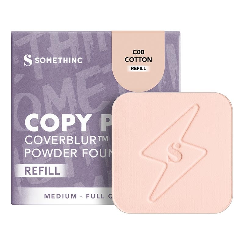 Somethinc Refill Copy Paste CoverBlur Powder Foundation C00 Cotton