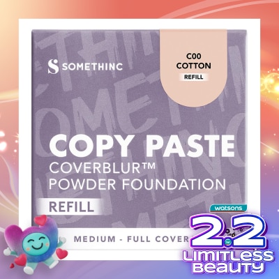 SOMETHINC Somethinc Refill Copy Paste CoverBlur Powder Foundation C00 Cotton