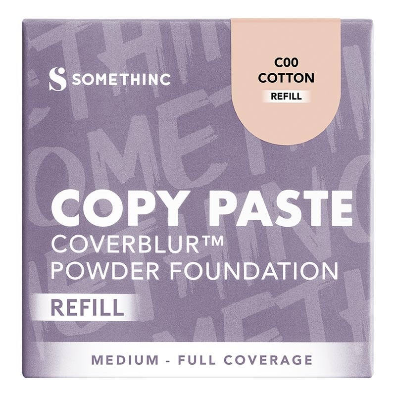 Somethinc Refill Copy Paste CoverBlur Powder Foundation C00 Cotton