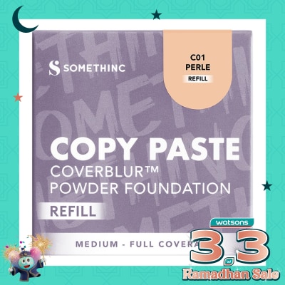 SOMETHINC Somethinc Refill Copy Paste CoverBlur Powder Foundation C01 Perle
