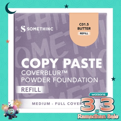 SOMETHINC Somethinc Refill Copy Paste CoverBlur Powder Foundation C01.5 Butter