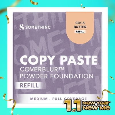 SOMETHINC Somethinc Refill Copy Paste CoverBlur Powder Foundation C01.5 Butter