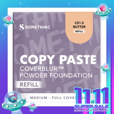 SOMETHINC Somethinc Refill Copy Paste CoverBlur Powder Foundation C01.5 Butter