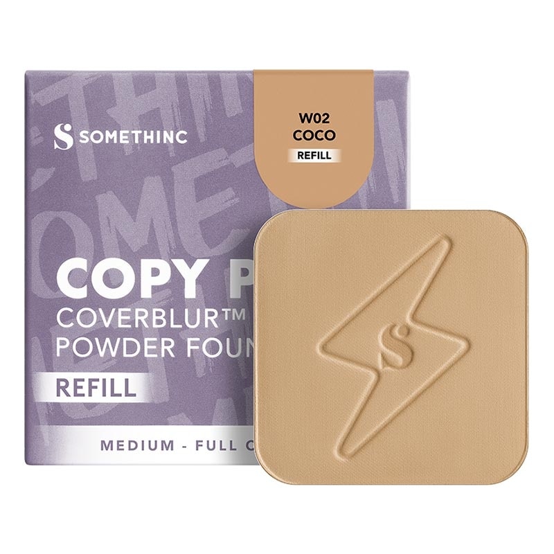 Somethinc Refill Copy Paste CoverBlur Powder Foundation W02 Coco